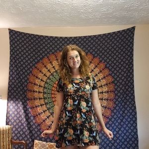 Blue Heron Babydoll Dress